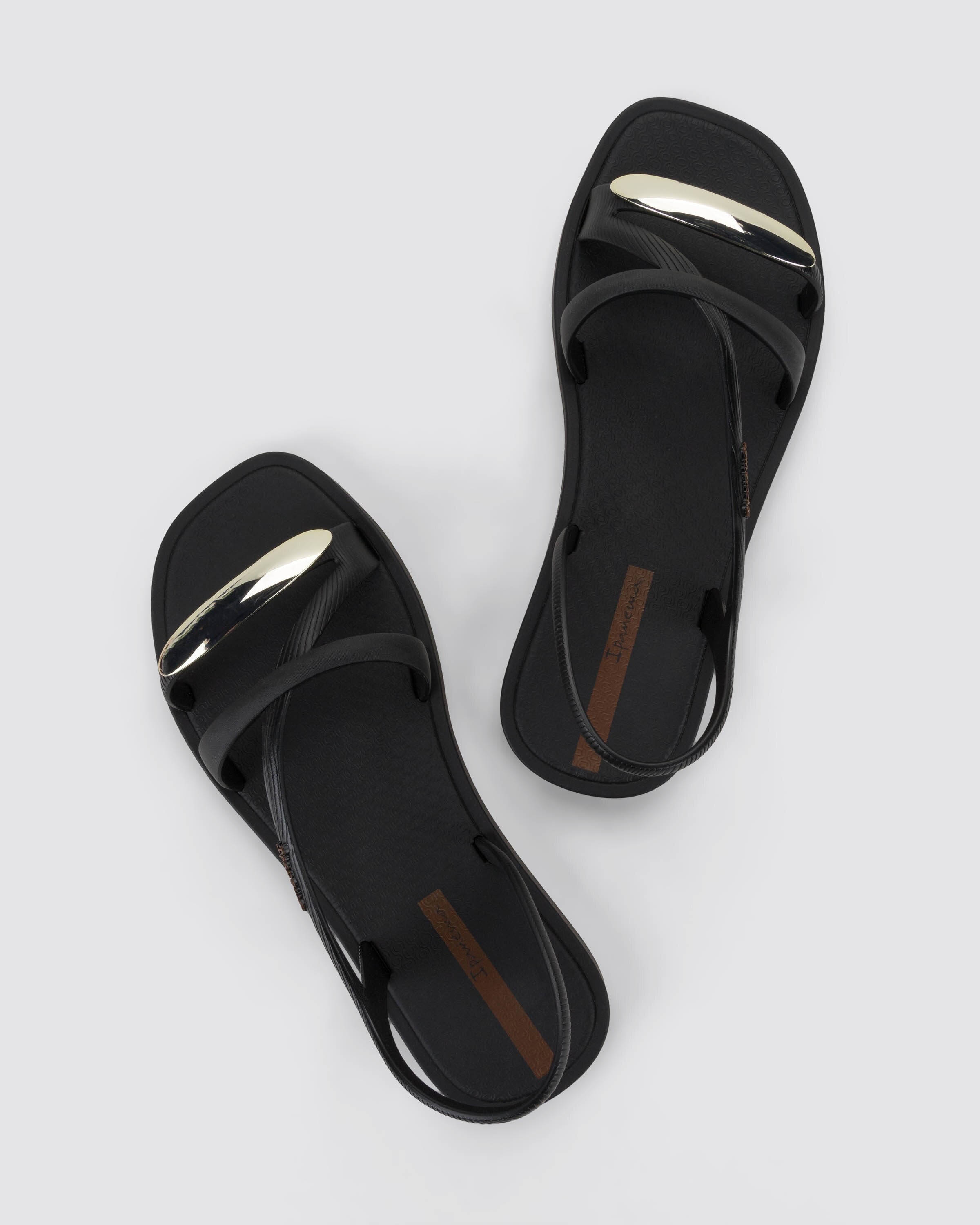 Sandália Preta Go Chic Ipanema