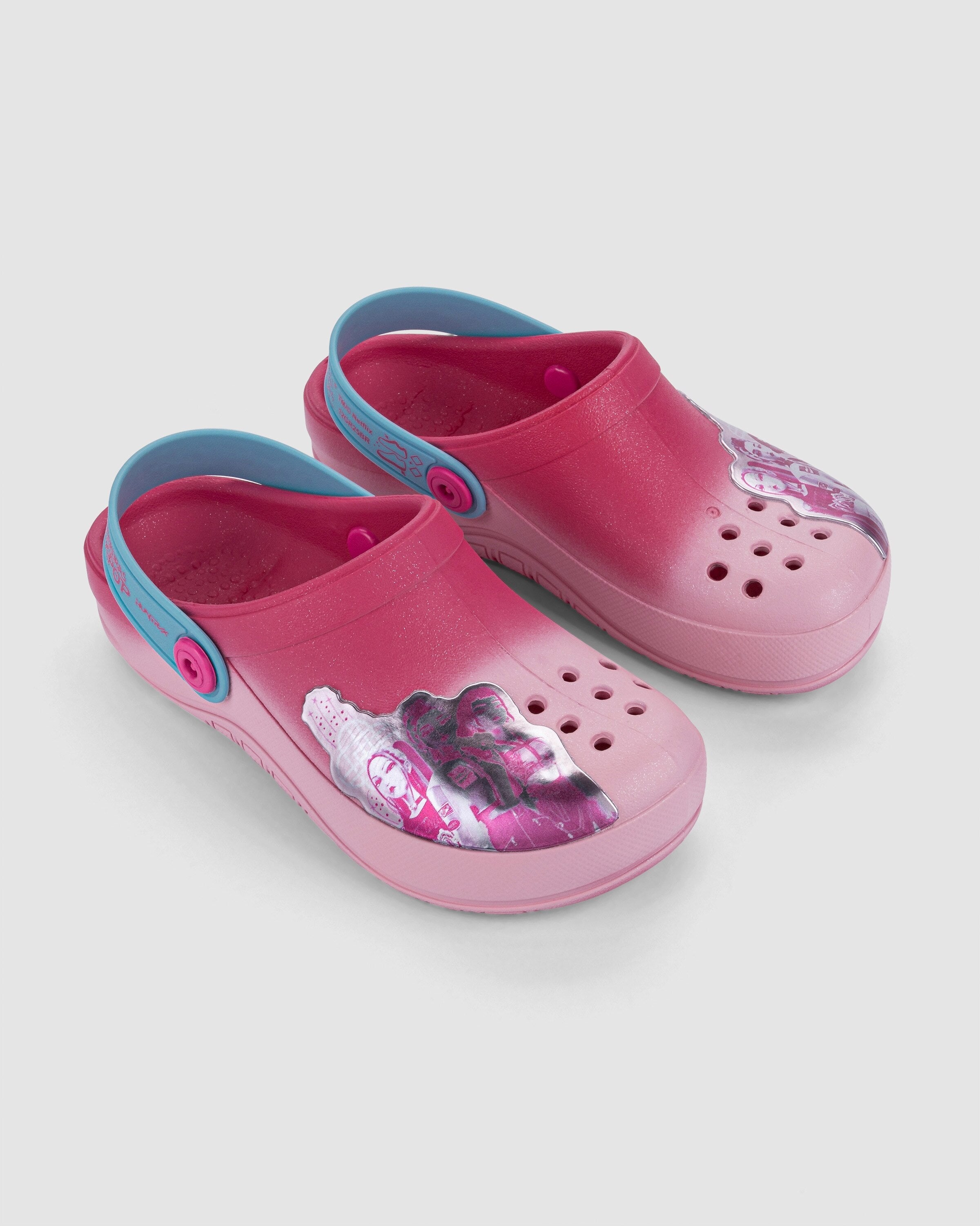 Babuche Infantil Rosa Guerreiras do K-POP Huntrix Grendene Kids