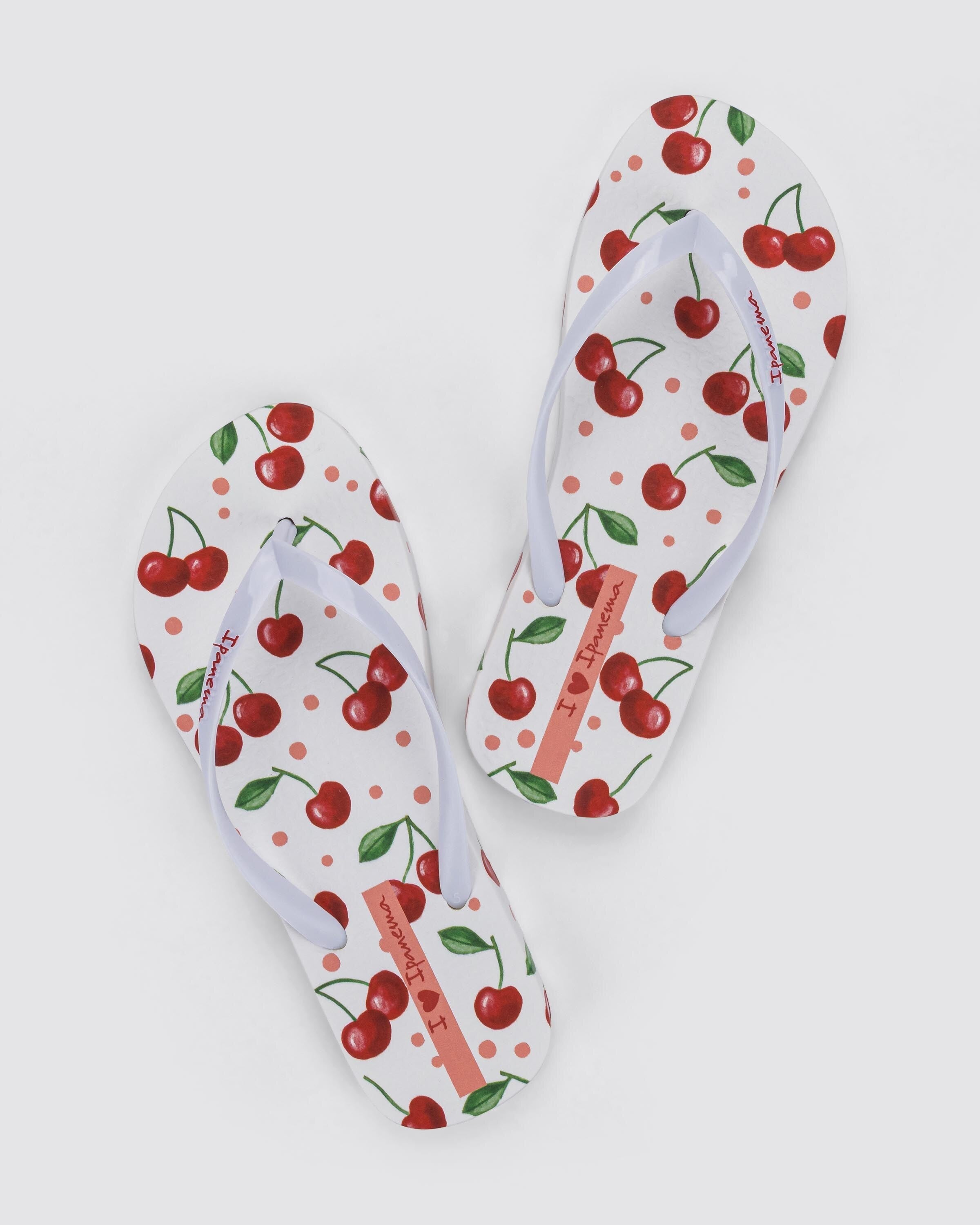 Chinelo de Dedo Branco Trendy Print Ipanema