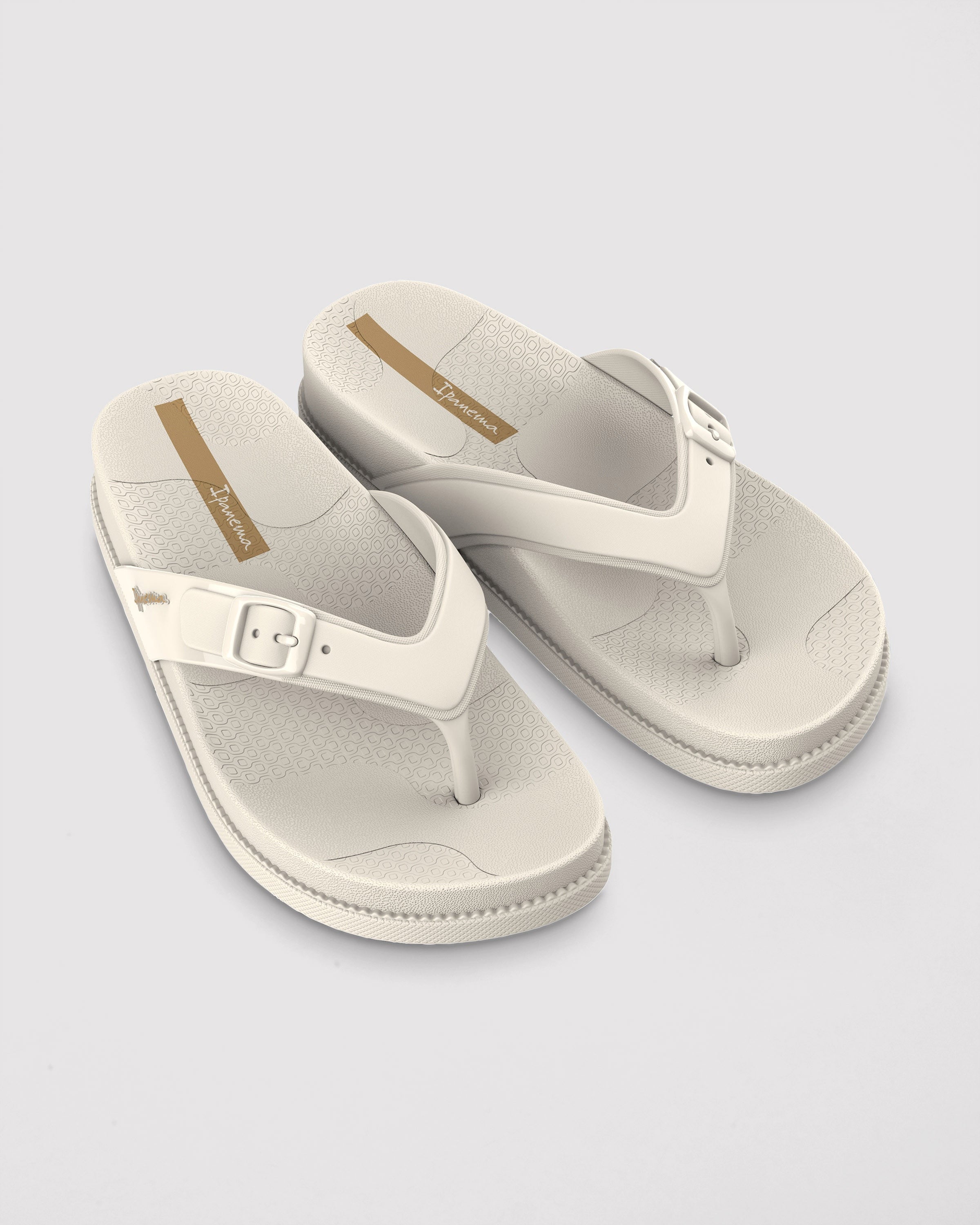 Chinelo de Dedo Bege Leme Ipanema