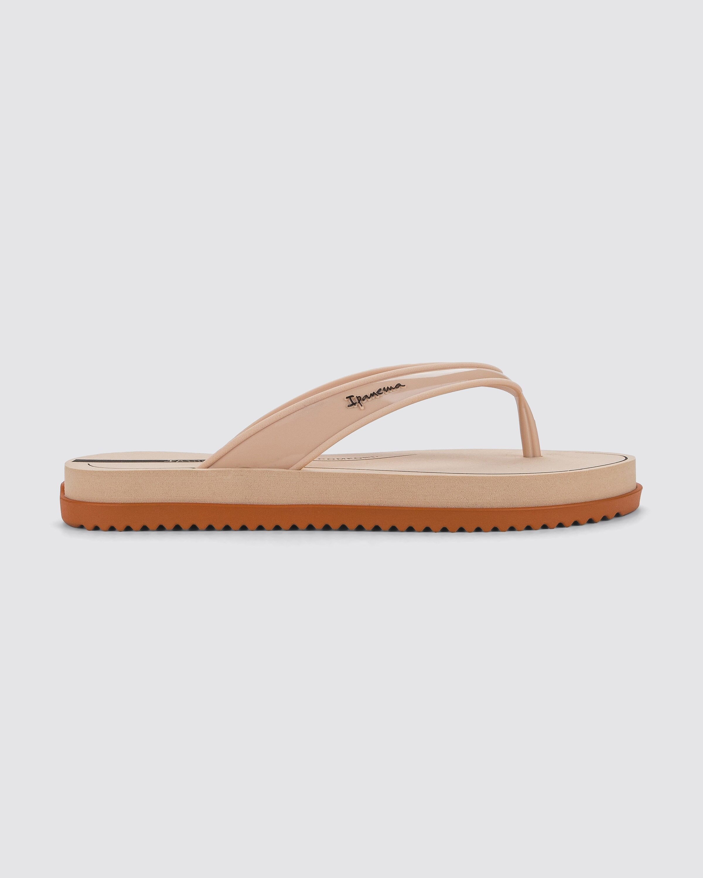 Chinelo de Dedo Bege Rio UP Comfy Ipanema