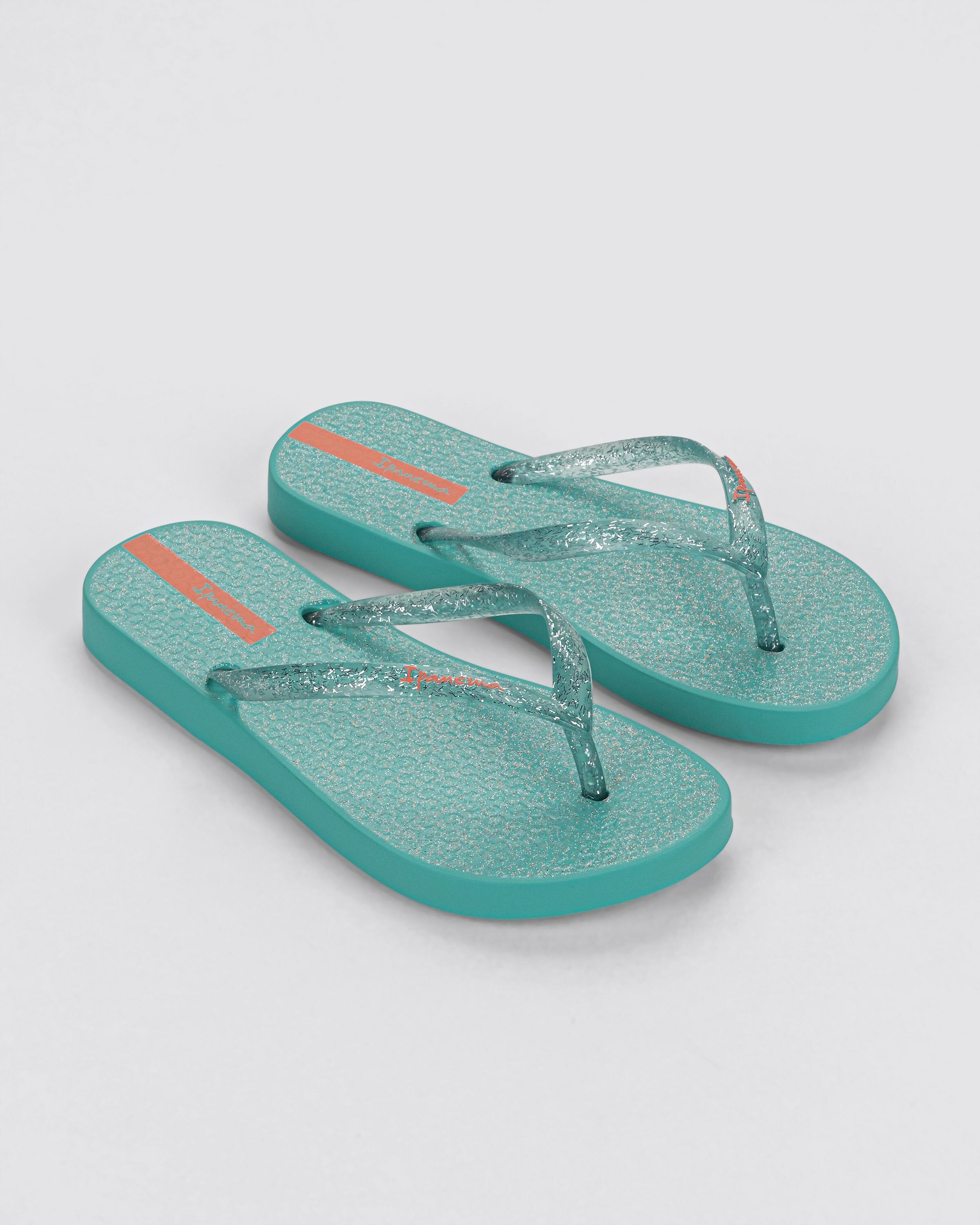 Chinelo de Dedo Infantil Verde Glitter Ipanema
