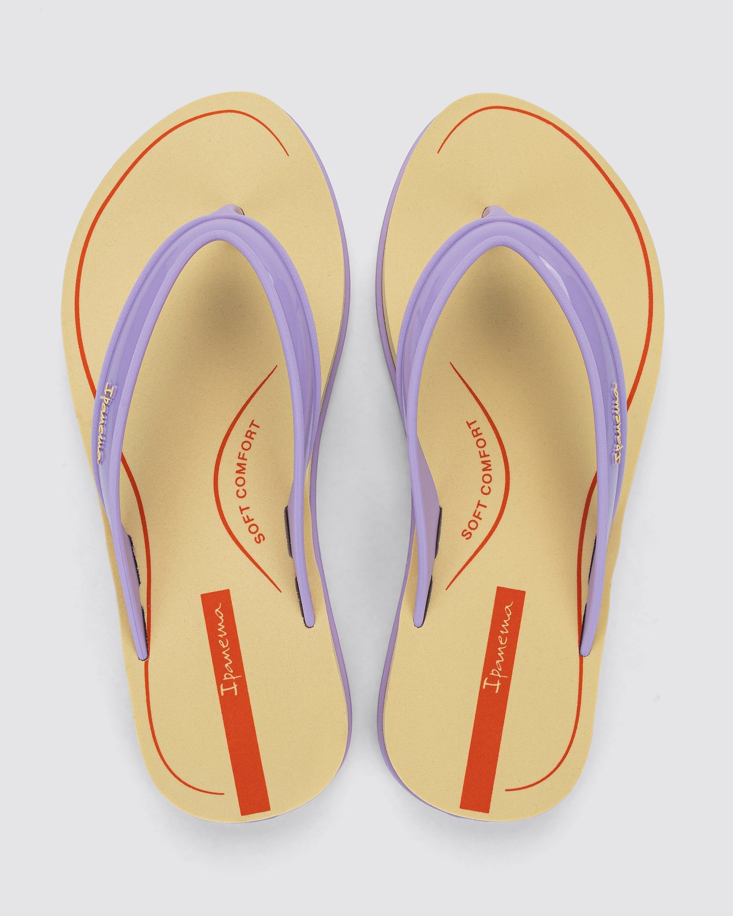 Chinelo de Dedo Amarela Rio UP Comfy Ipanema