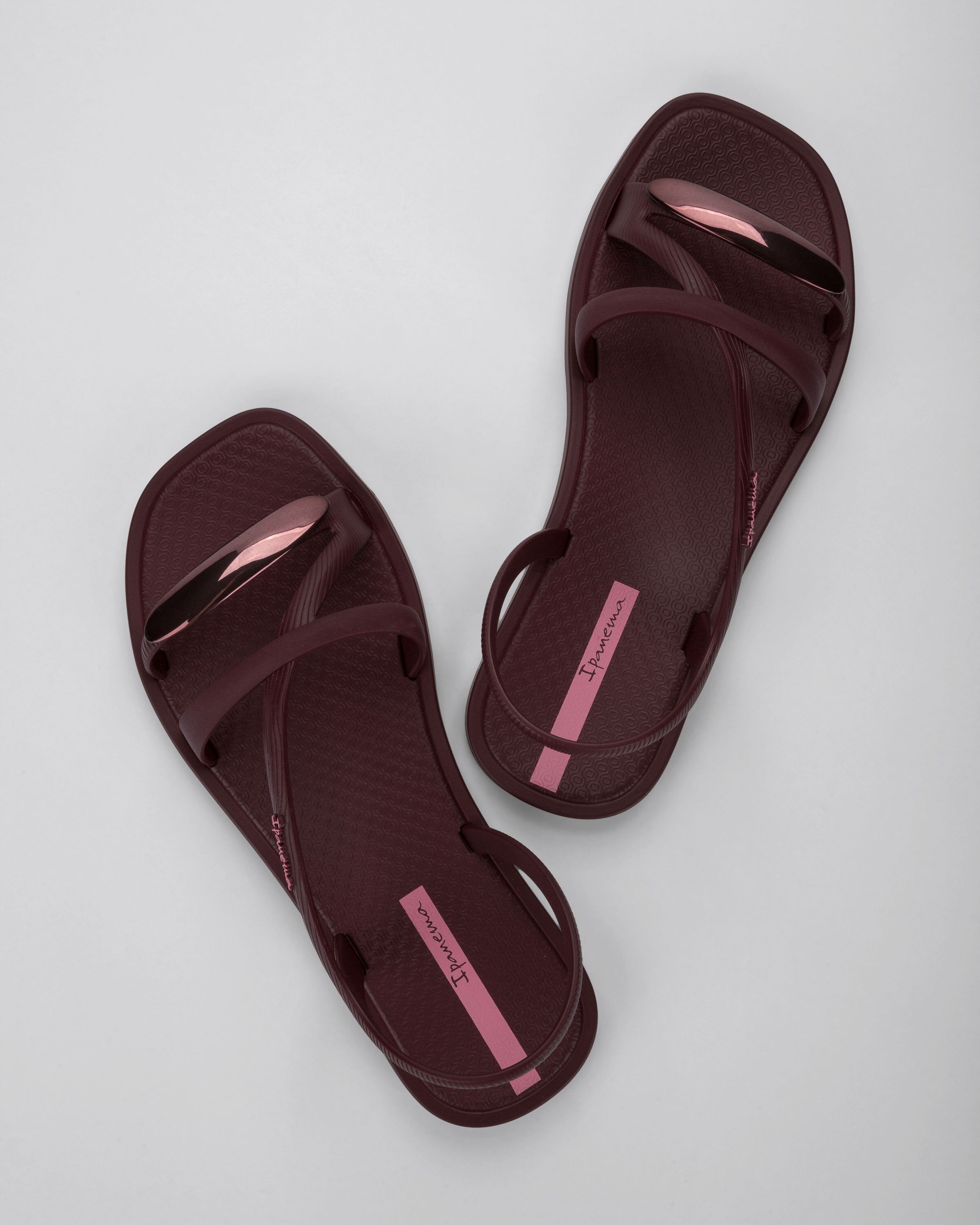 Sandália Bordô Go Chic Ipanema