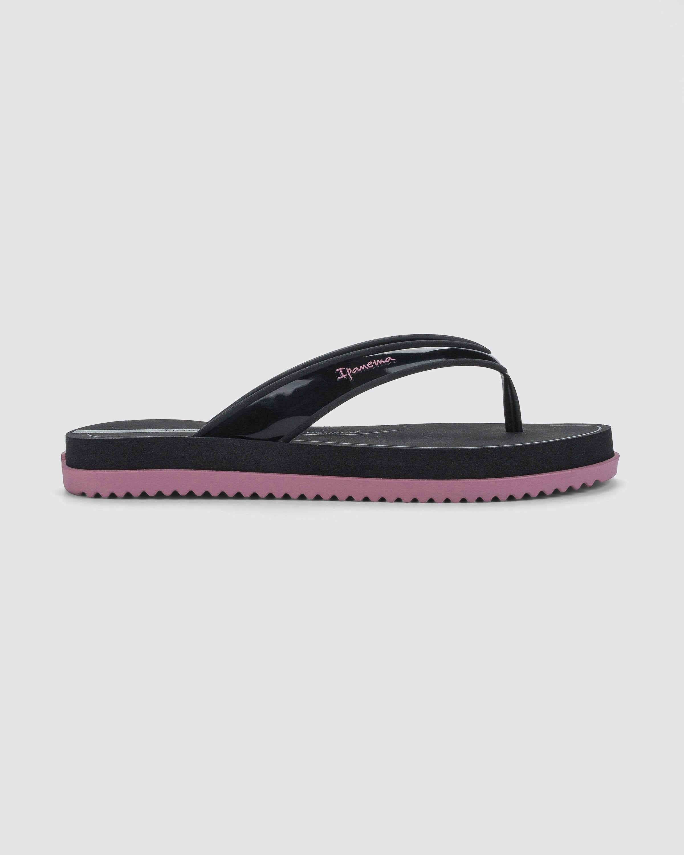 Chinelo de Dedo Preta Rio UP Comfy Ipanema